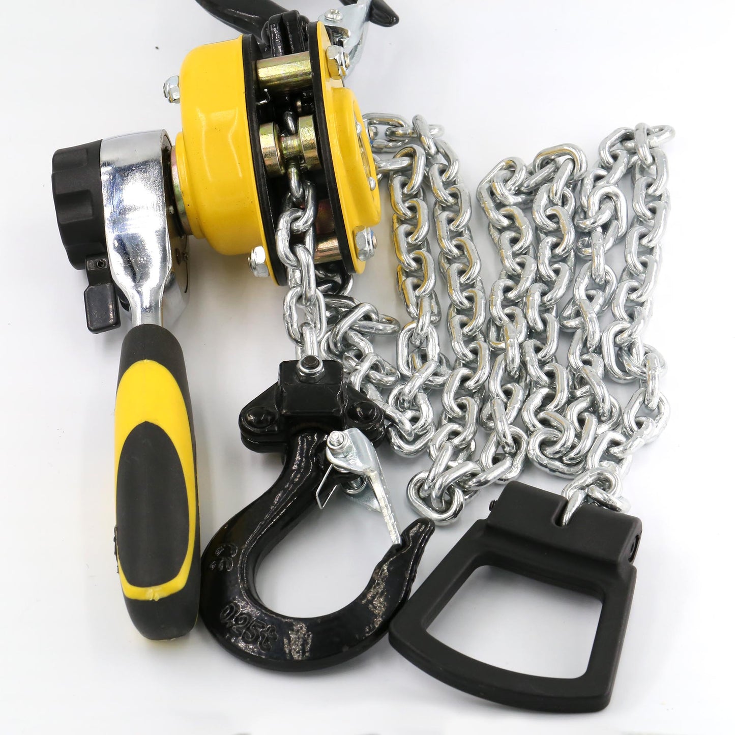 Manual LeverHoist Come Along Puller Rachet Lever Hoist (0.25T-1.5M) Mini Chain Fall Small Hoist 550 lb