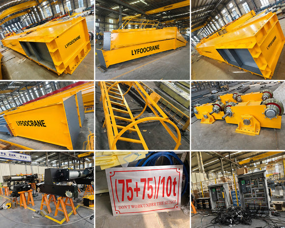 LYFOOCRANE 75t+75t Double Girder Gantry Crane Successfully Shipped