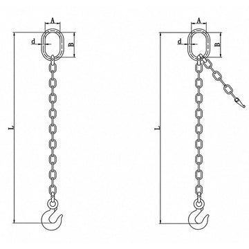 Single-Leg Chain Sling Assembly