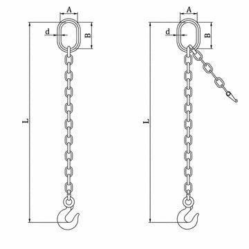 Single-Leg Chain Sling Assembly