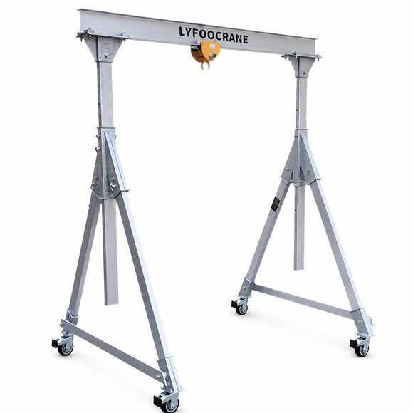 Custom Adjustable Aluminum Gantry Crane, 0.5–2 Tonnes