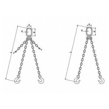 Double-Leg Chain Sling Assembly