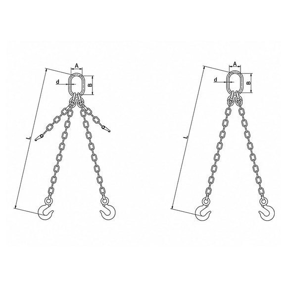 Double-Leg Chain Sling Assembly