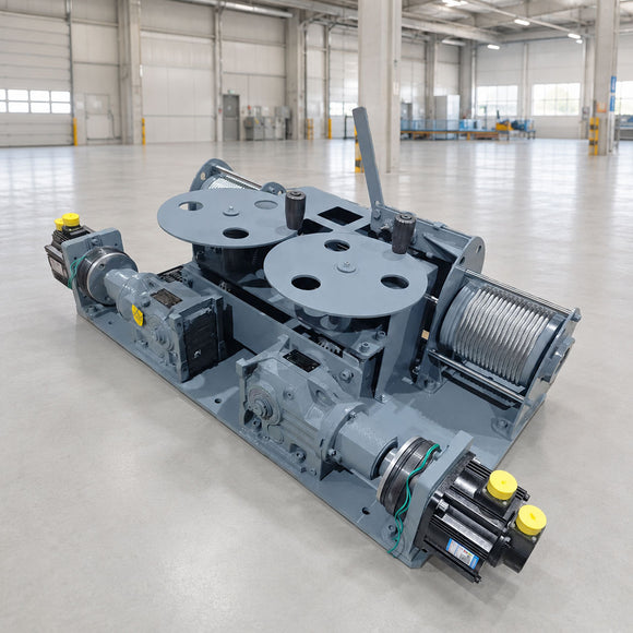 Manual-and-Electric Servo Winch for Engineering Labs and Training Systems