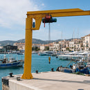 Pillar-mounted jib crane-1