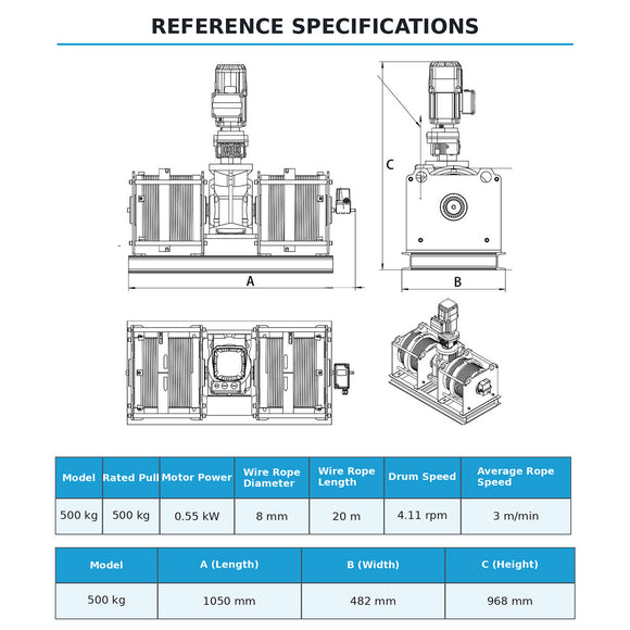 Double-Drum Winch