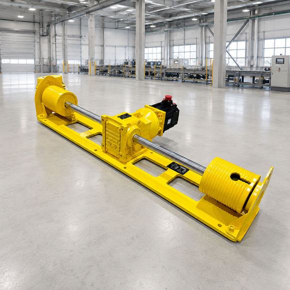 PLC-Controlled Servo Double-Drum Winch