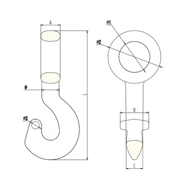 G80 Eye Choker Hook - 0