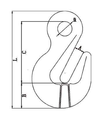 G80 Eye Shortening Grab Hook - 0