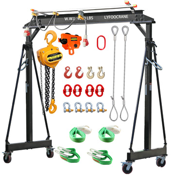Adjustable Gantry Crane Kit 4400 LBS - 8.5 FT