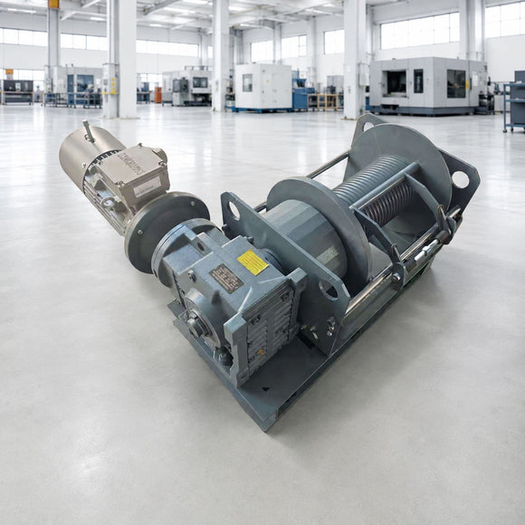 Clutch-Type Industrial Winch for Cable Traction