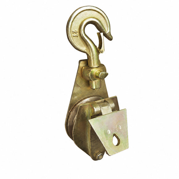 Single-Sheave Hook-Type Power Line Pulley Block
