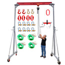 Extra Large Adjustable Gantry Crane, Capacity 2000 LBS  Width 10.5 FT with Manual Hoist and Rigging Product-1