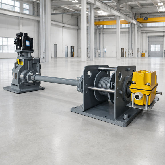PLC-Integrated Servo Winch for Industrial Use